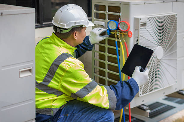 Professional Ac Installation technician working in Newport, RI